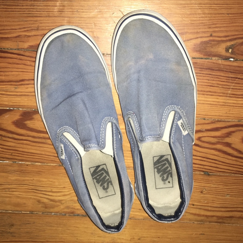 VANS Blue slip-ons